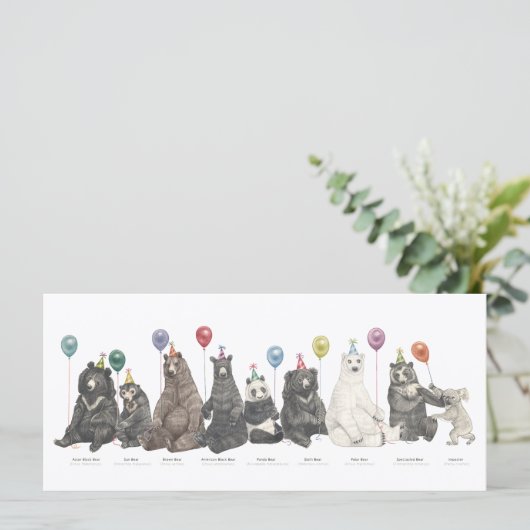 Beer vlakke Kaart (Staand voorkant)