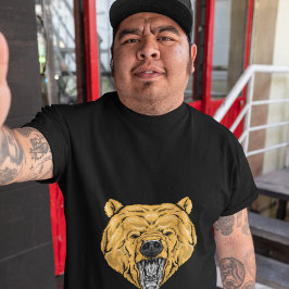 Beer vlakkigtekening t-shirt