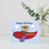 Beer Vliegdag Briefkaart (Staand voorkant)