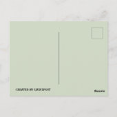 Beer vliegend Briefkaart (Achterkant)