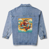 Beer vliegt denim jacket (Achterkant)