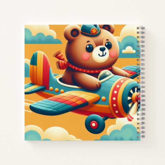 Beer vliegt notitieboek (Achterkant)