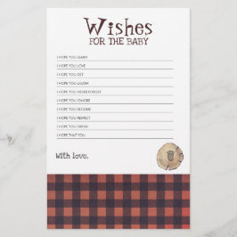 Beer Voetafdruk Houthakker Thema Baby Shower Spel