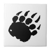 Beer voetafdruk tegeltje (Voorkant)