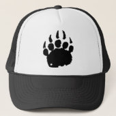 Beer voetafdruk trucker pet (Voorkant)