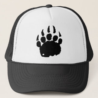 Beer voetafdruk trucker pet