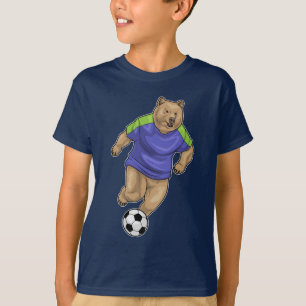Beer Voetbalspeler Voetbal T-shirt
