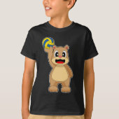 Beer Volleybal speler Volleybal T-shirt (Voorkant)