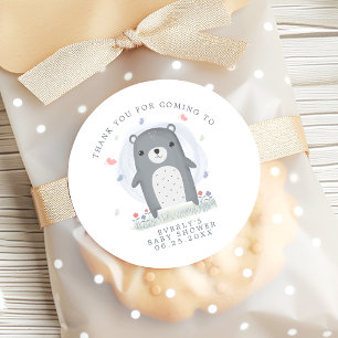 Beer voor baby shower met beer Bedankt Favor Ronde Sticker