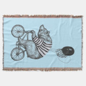 Beer voor ballonfietsen deken (Voorkant)