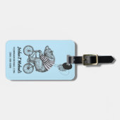 Beer voor ballonfietsen | Jouw namen toevoegen Bagagelabel (Voorkant horizontaal)