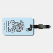 Beer voor ballonfietsen | Jouw namen toevoegen Bagagelabel (Achterkant horizontaal)