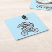 Beer voor ballonfietsen kartonnen onderzetters (Schuin)