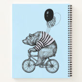 Beer voor ballonfietsen notitieboek (Achterkant)
