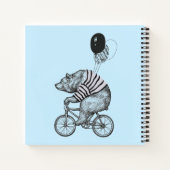 Beer voor ballonfietsen notitieboek (Achterkant)