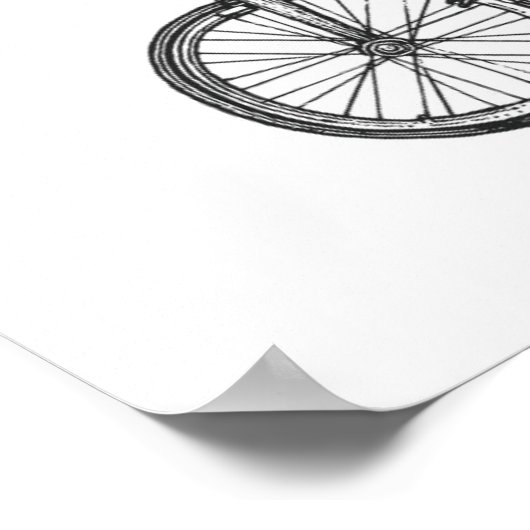 Beer voor ballonfietsen poster (Hoek)