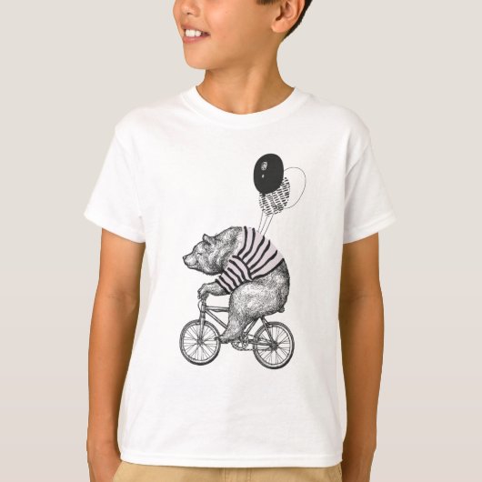 Beer voor ballonfietsen t-shirt (Voorkant)