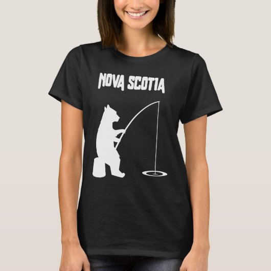 Beer voor de visserij op Nova Scotia T-shirt (Voorkant)