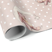 Beer voor het ompakken van Baby van Waterverven Cadeaupapier (Rol Hoek)