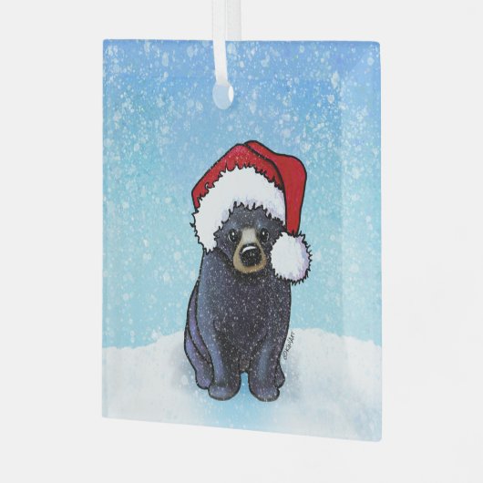 Beer voor kerstmis glas ornament (Voorkant links)