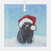 Beer voor kerstmis glas ornament (Voorkant)