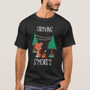 Beer voor kinderglamping-tandwielkamperen, waardoo t-shirt