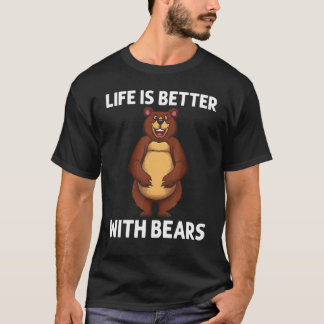Beer Voor Mannen Vrouwen Beren Grizzlybeer Dier  2 T-shirt