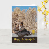 Beer voor pensionering met bier kaart (Gele Bloem)