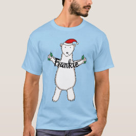 Beer voor persoonlijk tintkerst t-shirt