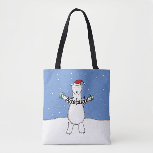 Beer voor persoonlijk tintkerst tote bag (Voorkant)
