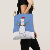 Beer voor persoonlijk tintkerst tote bag (Dichtbij)
