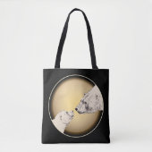 Beer voor poolBeer en snijdsel van Canvas tas (Voorkant)