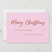 Beer voor pretkaartje voor kerst bedankkaart (Achterkant)