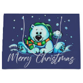 Beer voor pretkerst groot cadeauzakje (Voorkant)