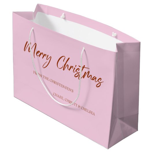 Beer voor pretkerst groot cadeauzakje (Achterkant Gekanteld)