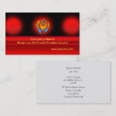 Beer voor veiligheid in bekkens visitekaartje (Voorkant / Achterkant)