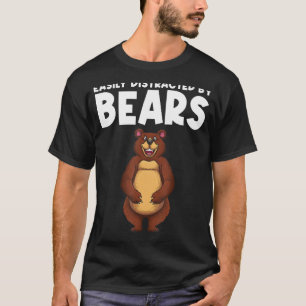 Beer voor vrouwen Beren van het grizzly Beer Dier T-shirt