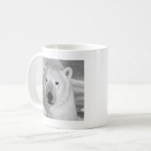 Beer voor zwart-wit koffiemok (Voorkant links)