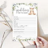 Beer voorspellingen voor de baby kaart