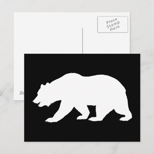 Beer vorm briefkaart (Voorkant / Achterkant)