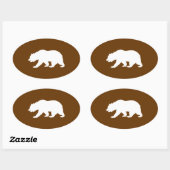 Beer Vorm Ovale Sticker (Vel)