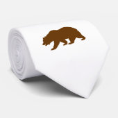 Beer vorm stropdas (Opgerold)