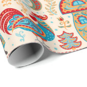 Beer, vos, haan en kip met kip, fairy ho cadeaupapier (Rol Hoek)