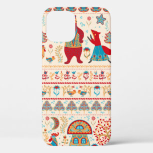 Beer, vos, haan en kip met kip, fairy ho Case-Mate iPhone case
