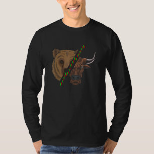 Beer Vs. Bull Crypto Chart Analysis Cryptocurrency T-shirt