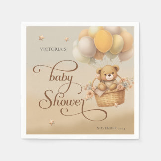 Beer wachten baby shower papier servet