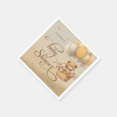 Beer wachten baby shower papier servet (Hoek)