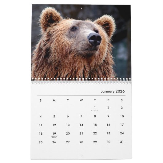 Beer wandkalender kalender (Jan 2026)
