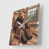 Beer wandklok (Hoek)