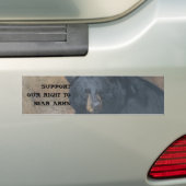 BEER WAPENS - 2DE AMMENDRECHT BUMPERSTICKER (Op auto)